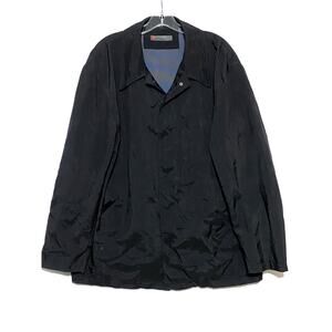 Vintage Kenneth Cole REACTION Water Repellant Rain Jacket Nylon Poly Oxford Sz L